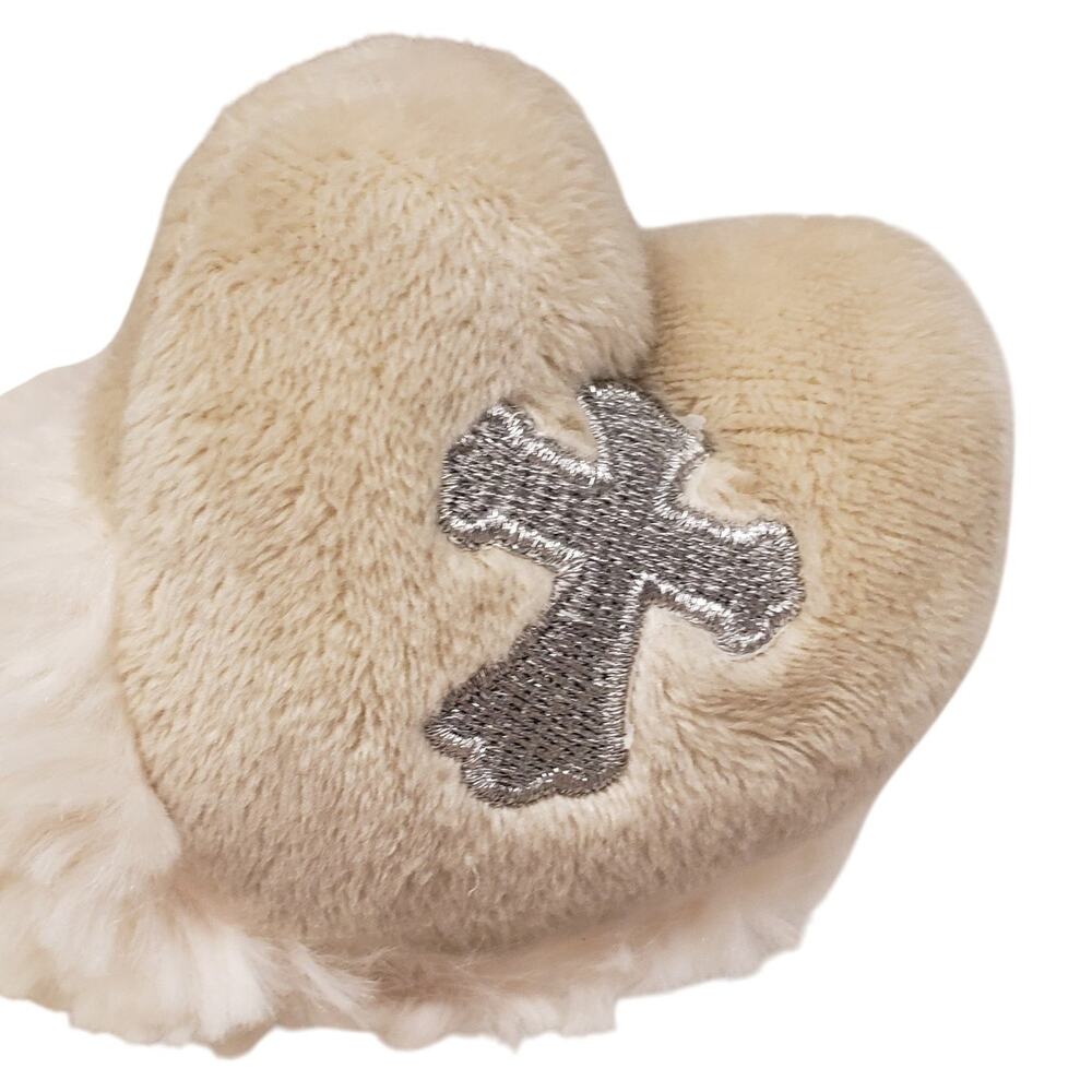 Ganz Serenity Lamb With Crib Cross Christening Baptism Gift Praying Lamb 10" - Picture 3 of 14